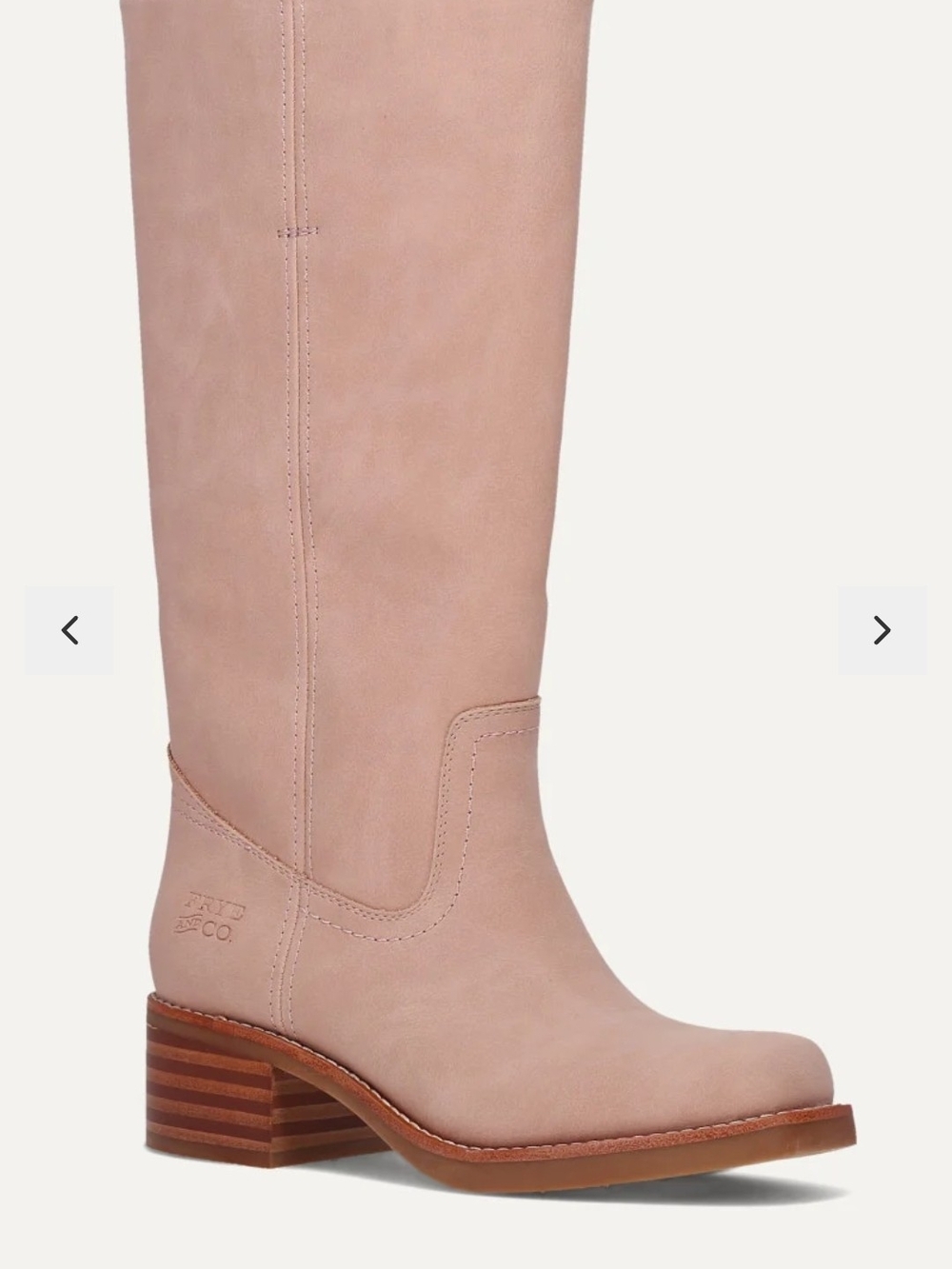FRYE AND CO Pale Pink  Miranda Campus Boot
